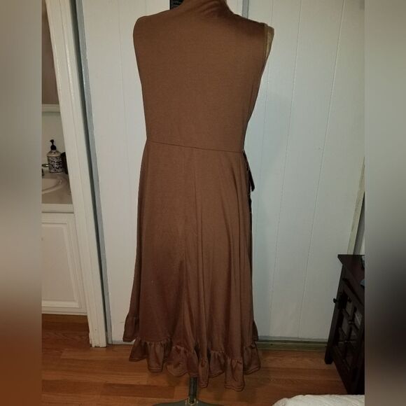 WOMEN'S Steampunk Gothic Victorian Dress, Brown new with original Package - Picture 11 of 16